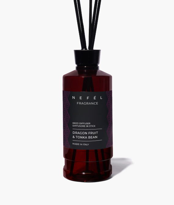 Drakono vaisių ir tonka pupelių difuzorius su lazdelėmis 480 ml