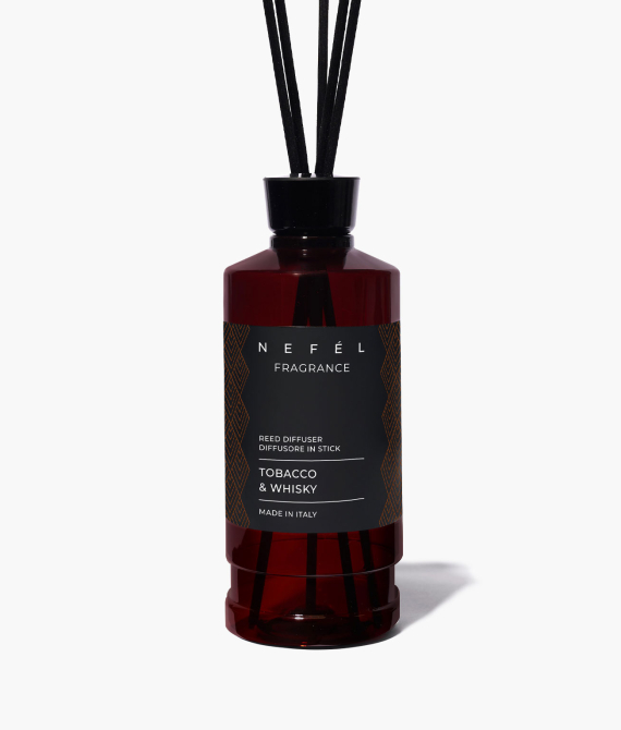 Tabako ir viskio kvapo difuzorius su lazdelėmis 480 ml