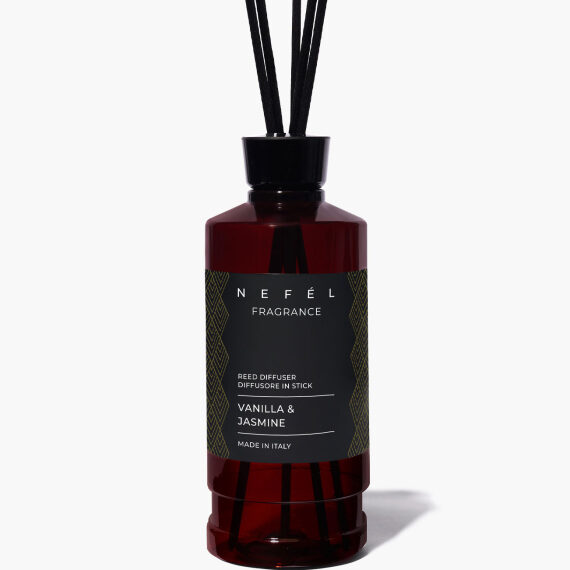 Vanilės ir jazminų difuzorius su lazdelėmis 480ml