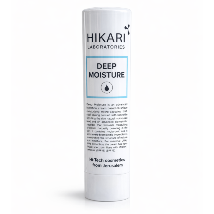 Intensyvaus drėkinimo veido kremas su hialurono rūgštimi - Deep Moisture, 200ml