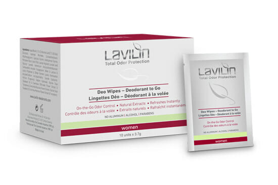 „Hlavin Lavilin Deo Wipes“ dezodorantas „Go“ – moterims 3,7g×10e