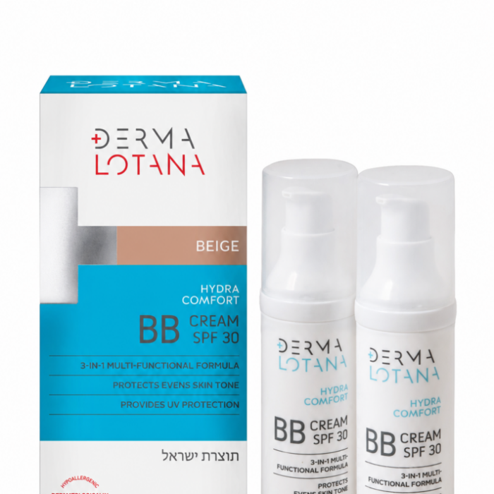 DERMA LOTANA HYDRA COMFORT BB kremas smėlio spalvos SPF30 30 ml