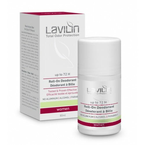 Hlavin Lavilin TOP 72 valandų suvyniojamas dezodorantas WOMEN be aliuminio / be alkoholio / be parabenų 80 ml