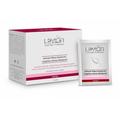Hlavin Lavilin TOP Intimate Wipes Dezodorantas moterims 3,7g×10e