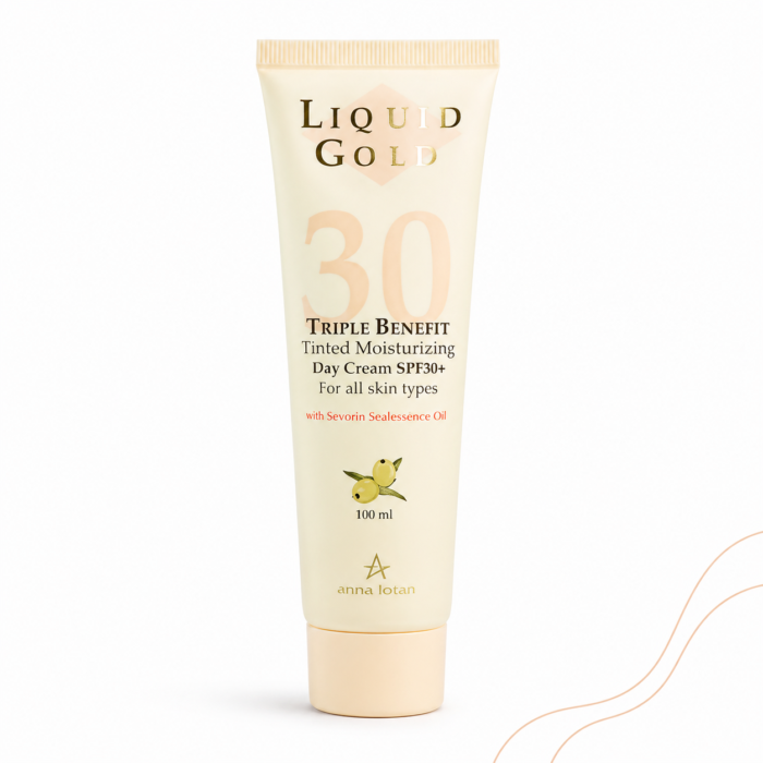 Anna Lotan Liquid Gold Tonted drėkinamasis kremas SPF30 100 ml