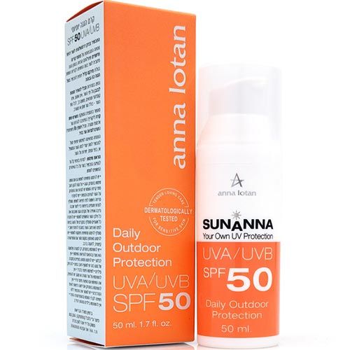 Anna Lotan SunAnna Daily Outdoor Protection UVA/AVB SPF50 50 ml