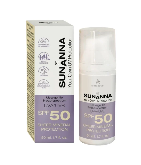 Anna Lotan SunAnna Sheer Mineral Protection UVA/AVB SPF50 50 ml